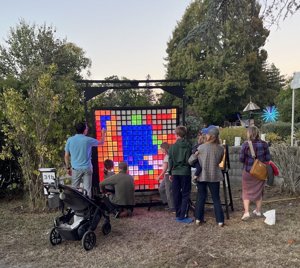 Day time photo of the pf3000 at the 2025 Autumn Lights show in Oakland California